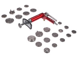 Pneumatyczny przyrząd do wciskania tłoczków hamulcowych MECHANIC BRAKE SET PNEU 23, zestaw 23 szt.