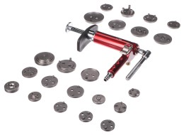 Pneumatyczny przyrząd do wciskania tłoczków hamulcowych MECHANIC BRAKE SET PNEU 23, zestaw 23 szt.