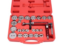 Pneumatyczny przyrząd do wciskania tłoczków hamulcowych MECHANIC BRAKE SET PNEU 23, zestaw 23 szt.