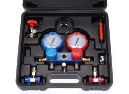 Zestaw do pomiaru ciśnienia i szczelności klimatyzacji samochodowej MECHANIC AC TESTER 1