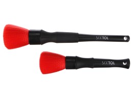 Zestaw precyzyjnych pędzli do czyszczenia auta CAR DETAILING BRUSH 2 BASIC, 2 szt.