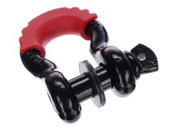 Zaczep off-road z gumową osłoną CAR SHACKLE 1, nośność 4,75 t