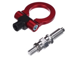 Ucho holownicze CAR TOW HOOK 2, czerwone