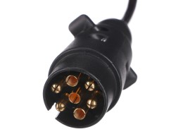 Propojovací spirálový kabel zástrčky tažného zařízení TRAILER CABLE 3, 7-7pin, 3m
