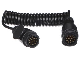 Propojovací spirálový kabel zástrčky tažného zařízení TRAILER CABLE 4, 13-13pin, 3m