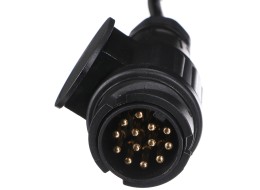 Propojovací spirálový kabel zástrčky tažného zařízení TRAILER CABLE 4, 13-13pin, 3m