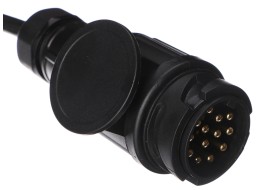 Propojovací spirálový kabel zástrčky tažného zařízení TRAILER CABLE 4, 13-13pin, 3m