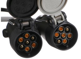 Redukcja wtyczki urządzenia holowniczego TRAILER CABLE 6, z 13pin na 7pin N+S, 35cm