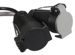Redukcja wtyczki urządzenia holowniczego TRAILER CABLE 6, z 13pin na 7pin N+S, 35cm
