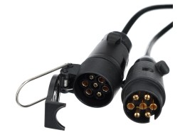Kabel przedłużający 7-pin - gniazdo i wtyczka TRAILER CABLE 7, 12V, 5m