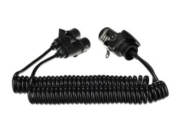 Spiralny adapter połączeniowy z 15-pin na 2×7-pin (S+N) TRAILER CABLE 9, 24V, 3,5m