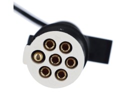 Spiralny kabel połączeniowy 7-pin typ S TRAILER CABLE 10, wtyczka z tworzywa, 24V, 3,5 m