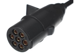 Spiralny kabel połączeniowy 7-pin typ N TRAILER CABLE 11, wtyczka z tworzywa, 24V, 3,5 m