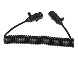 Spiralny kabel połączeniowy 7-pin typ N TRAILER CABLE 11, wtyczka z tworzywa, 24V, 3,5 m