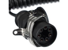 Spiralny przewód EBS 7pin TRAILER CABLE 14, 24V, 3,5 m