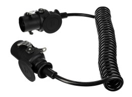 Spiralny przewód EBS 7pin TRAILER CABLE 14, 24V, 3,5 m