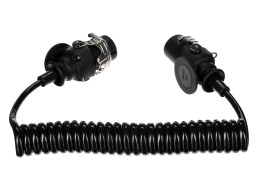 Spiralny przewód EBS 7pin TRAILER CABLE 14, 24V, 3,5 m