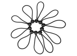 Zestaw gum mocujących z kulką CARGO CORD SET 3, 15cm, 10 szt.