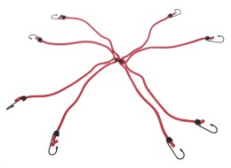Gumowe pasy mocujące/gumki pająk CARGO CORD SPIDER BASIC 80, 80 cm, 8 ramion