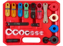 Zestaw do odłączania przewodów paliwowych i klimatyzacji MECHANIC AC SET 1, 22 szt.