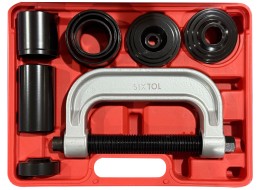 Zestaw adapterów do demontażu sworzni kulowych MECHANIC BALL JOINT 6, 10 szt.