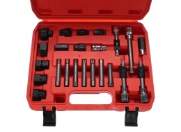 Zestaw do montażu i demontażu kół pasowych alternatora MECHANIC PULLEY SET 3, 24 szt.