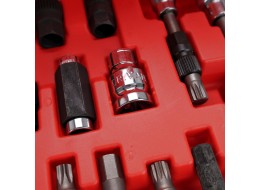 Zestaw do montażu i demontażu kół pasowych alternatora MECHANIC PULLEY SET 4, 30 szt.