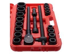 Zestaw nasadek z grzechotką MECHANIC WRENCH SET 2, o wzmocnionej konstrukcji, 21 szt.