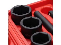 Zestaw nasadek z grzechotką MECHANIC WRENCH SET 2, o wzmocnionej konstrukcji, 21 szt.