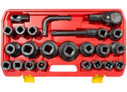 Zestaw nasadek MECHANIC WRENCH SET 3, o wzmocnionej konstrukcji, 26 szt.
