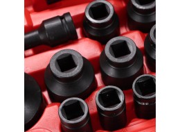 Zestaw nasadek MECHANIC WRENCH SET 3, o wzmocnionej konstrukcji, 26 szt.