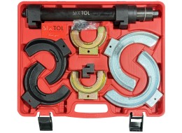 Zestaw ściągaczy sprężyn amortyzatorów z wymiennymi widłami MECHANIC SPRING SET 5