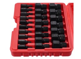 Zestaw wyciągaczy uszkodzonych śrub i nakrętek MECHANIC NUT REMOVER 2, 25 szt.