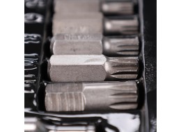 Zestaw bitów Torx w metalowym pudełku MECHANIC TORX SET 1, 40 szt.