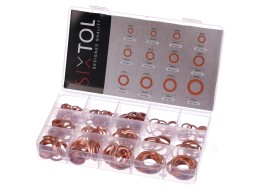 Zestaw miedzianych pierścieni uszczelniających MECHANIC RING SET 2, M5–M20, 300 szt.