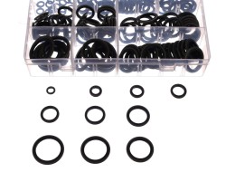 Zestaw pierścieni uszczelniających z NBR i stali MECHANIC RING SET 3, M6–M24, 180 szt.