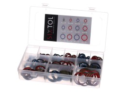 Zestaw uszczelek hydraulicznych z gumowym kołnierzem MECHANIC RING SET 4, 245 szt.