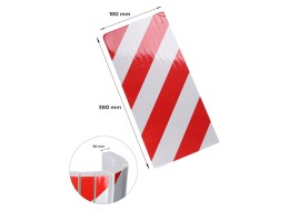 Samoprzylepny piankowy ochraniacz słupka do garażu CAR PARK GUARD POLE 1, 18x38x1,5cm, 2ks