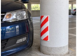 Samoprzylepny piankowy ochraniacz słupka do garażu CAR PARK GUARD POLE 1, 18x38x1,5cm, 2ks