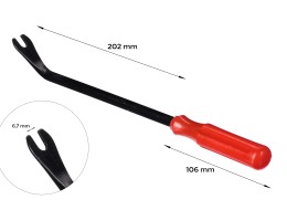 Wygięta długa widełka do demontażu tapicerki i wnętrza MECHANIC TRIM ONE 12