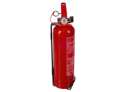 Gaśnica proszkowa FIRE STOP 1 kg, ABC, całometalowa, wraz z metalowym uchwytem