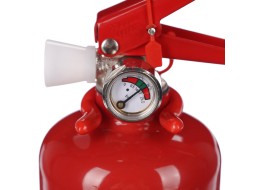 Gaśnica proszkowa FIRE STOP 1 kg, ABC, całometalowa, wraz z metalowym uchwytem