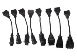 Kompletny zestaw redukcji OBD-II do samochodów ciężarowych MECHANIC CABLE SET 2, 8 szt.