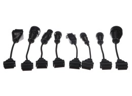 Kompletny zestaw redukcji OBD-II do samochodów ciężarowych MECHANIC CABLE SET 2, 8 szt.