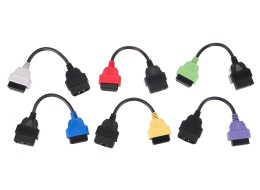 Kompletny zestaw redukcji OBD-II FiatECUScan dla samochodów osobowych MECHANIC CABLE SET 3, 6 szt.