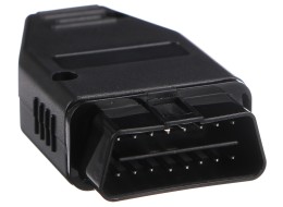 Zástrčka OBD-II s 16 piny pro montáž vlastního kabelu MECHANIC CABLE 29, černá