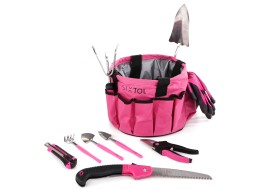 Zestaw narzędzi ogrodowych GARDEN PINK 10