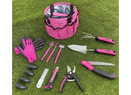 Zestaw narzędzi ogrodowych GARDEN PINK 10