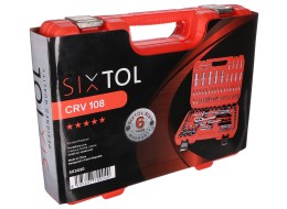 Zestaw nasadowy CRV 108 profi - 6 lat gwarancji SIXTOL SIX
