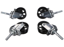 Kółka jezdne do podnośnika skrzyni biegów SX TRANSMISSION JACK 0,5T, 4 szt. - część zamienna